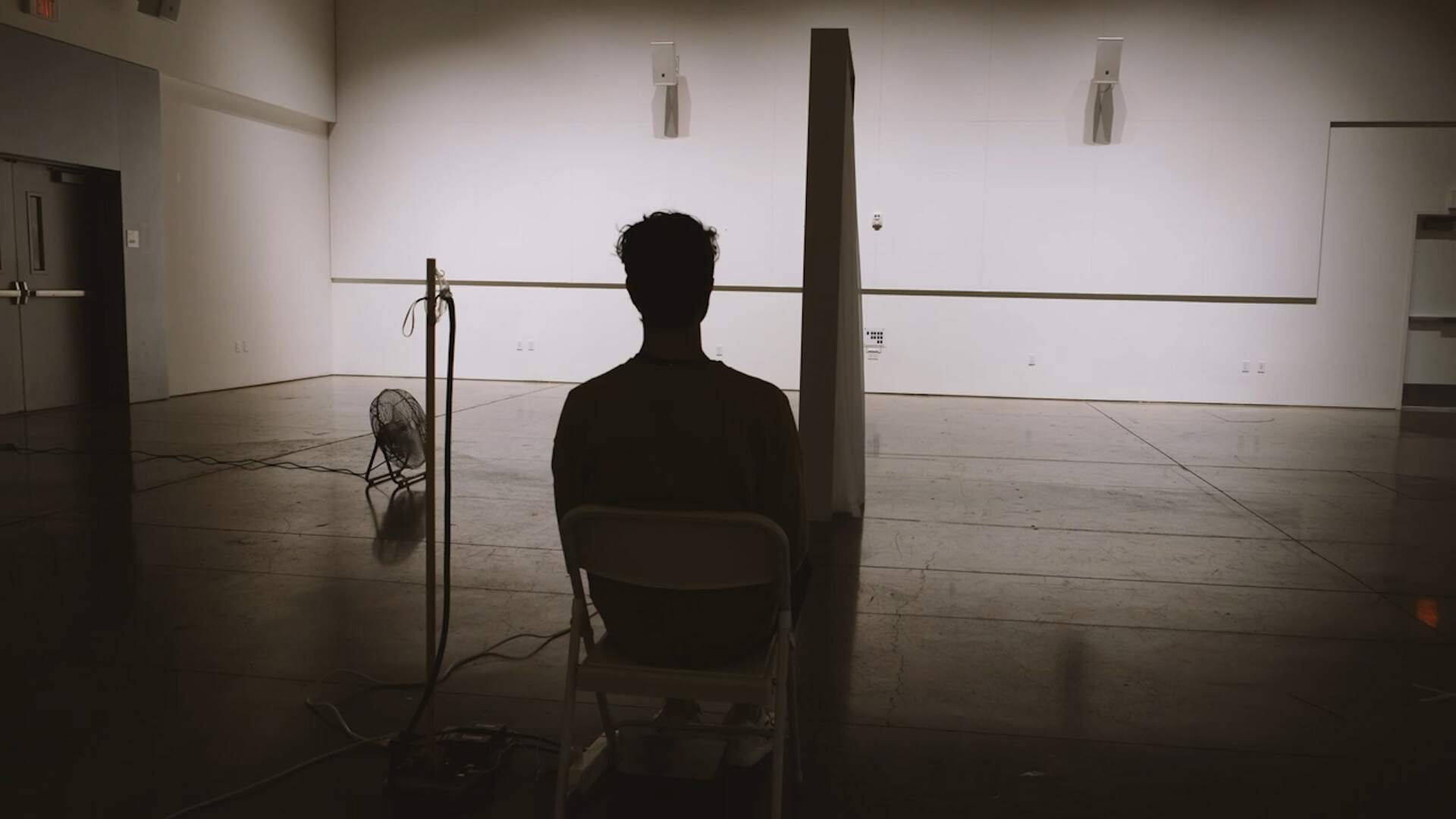 A participant interacting with Calm The Storm
